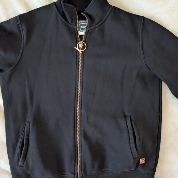 3/$30 Madame rose gold detail premium fleece zip up - Picture 4 of 7